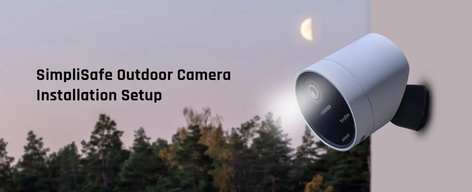 SimpliSafe Outdoor Camera Installation Banner