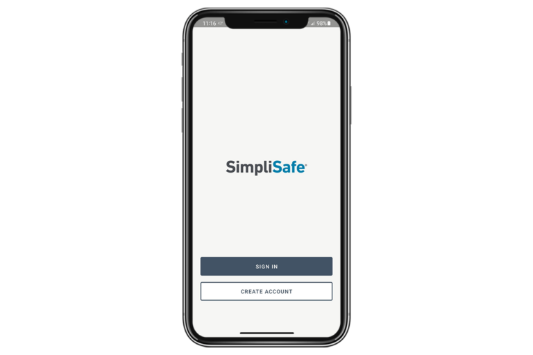 Login to SimpliSafe Camera