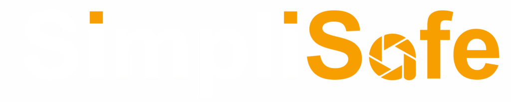 SimpliSafe white logo