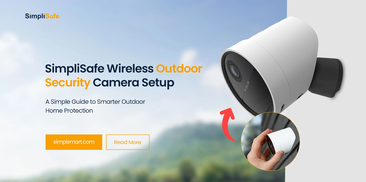 SimpliSafe wireless outdoor security camera Setup