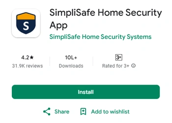 SimpliSafe app